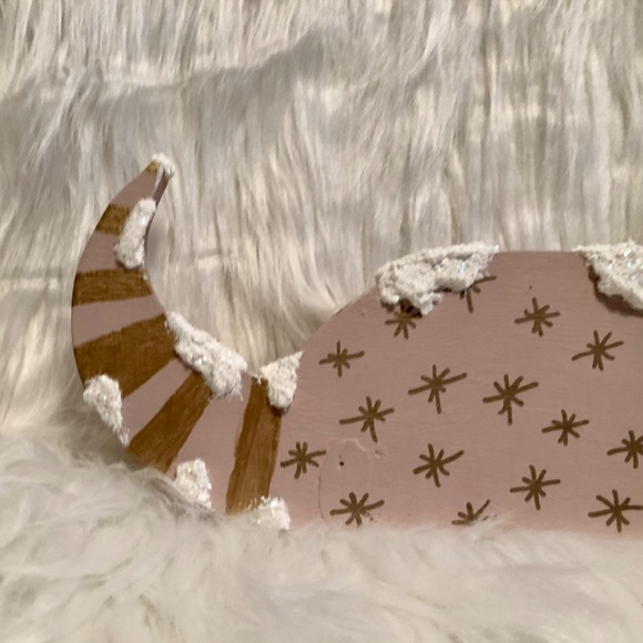 Pink & Gold Primitive Santa - Picture 3 of 5